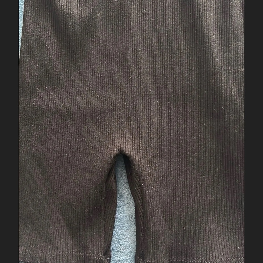 Fashion Nova Fitted long sleeve shorts Romper - Picture 2 of 4